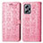 Custodia Portafoglio In Pelle Fantasia Modello Cover con Supporto S03D per Xiaomi Redmi Note 11T Pro+ Plus 5G Rosa
