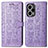 Custodia Portafoglio In Pelle Fantasia Modello Cover con Supporto S03D per Xiaomi Redmi Note 12 Turbo 5G Viola