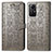 Custodia Portafoglio In Pelle Fantasia Modello Cover con Supporto S03D per Xiaomi Redmi Note 12S Grigio