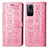 Custodia Portafoglio In Pelle Fantasia Modello Cover con Supporto S03D per Xiaomi Redmi Note 12S Rosa