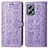 Custodia Portafoglio In Pelle Fantasia Modello Cover con Supporto S03D per Xiaomi Redmi Note 12T Pro 5G Viola