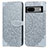 Custodia Portafoglio In Pelle Fantasia Modello Cover con Supporto S04D per Google Pixel 7 5G