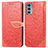 Custodia Portafoglio In Pelle Fantasia Modello Cover con Supporto S04D per Motorola Moto Edge Lite 5G