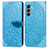 Custodia Portafoglio In Pelle Fantasia Modello Cover con Supporto S04D per Motorola Moto Edge S30 5G