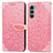 Custodia Portafoglio In Pelle Fantasia Modello Cover con Supporto S04D per Motorola Moto Edge S30 5G