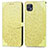 Custodia Portafoglio In Pelle Fantasia Modello Cover con Supporto S04D per Motorola Moto G50 5G Giallo