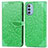 Custodia Portafoglio In Pelle Fantasia Modello Cover con Supporto S04D per Motorola Moto G51 5G