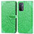 Custodia Portafoglio In Pelle Fantasia Modello Cover con Supporto S04D per Oppo A54 5G Verde