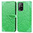 Custodia Portafoglio In Pelle Fantasia Modello Cover con Supporto S04D per Oppo A94 5G Verde