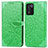 Custodia Portafoglio In Pelle Fantasia Modello Cover con Supporto S04D per Realme 9 SE 5G Verde