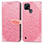 Custodia Portafoglio In Pelle Fantasia Modello Cover con Supporto S04D per Realme C21