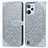 Custodia Portafoglio In Pelle Fantasia Modello Cover con Supporto S04D per Realme C31