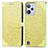 Custodia Portafoglio In Pelle Fantasia Modello Cover con Supporto S04D per Realme C31