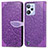 Custodia Portafoglio In Pelle Fantasia Modello Cover con Supporto S04D per Realme C31