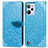 Custodia Portafoglio In Pelle Fantasia Modello Cover con Supporto S04D per Realme C31