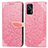 Custodia Portafoglio In Pelle Fantasia Modello Cover con Supporto S04D per Realme GT 5G