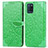 Custodia Portafoglio In Pelle Fantasia Modello Cover con Supporto S04D per Realme V11 5G Verde