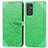 Custodia Portafoglio In Pelle Fantasia Modello Cover con Supporto S04D per Samsung Galaxy A05s Verde