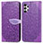 Custodia Portafoglio In Pelle Fantasia Modello Cover con Supporto S04D per Samsung Galaxy A13 4G