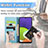 Custodia Portafoglio In Pelle Fantasia Modello Cover con Supporto S04D per Samsung Galaxy A22 4G