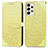 Custodia Portafoglio In Pelle Fantasia Modello Cover con Supporto S04D per Samsung Galaxy A33 5G Giallo