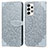 Custodia Portafoglio In Pelle Fantasia Modello Cover con Supporto S04D per Samsung Galaxy A33 5G Grigio