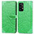 Custodia Portafoglio In Pelle Fantasia Modello Cover con Supporto S04D per Samsung Galaxy A52 4G Verde