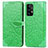 Custodia Portafoglio In Pelle Fantasia Modello Cover con Supporto S04D per Samsung Galaxy A52s 5G Verde