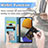 Custodia Portafoglio In Pelle Fantasia Modello Cover con Supporto S04D per Samsung Galaxy F23 5G