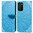 Custodia Portafoglio In Pelle Fantasia Modello Cover con Supporto S04D per Samsung Galaxy M02s