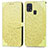 Custodia Portafoglio In Pelle Fantasia Modello Cover con Supporto S04D per Samsung Galaxy M31 Prime Edition