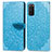 Custodia Portafoglio In Pelle Fantasia Modello Cover con Supporto S04D per Samsung Galaxy S20
