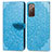 Custodia Portafoglio In Pelle Fantasia Modello Cover con Supporto S04D per Samsung Galaxy S20 FE 4G