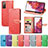 Custodia Portafoglio In Pelle Fantasia Modello Cover con Supporto S04D per Samsung Galaxy S20 FE 5G