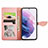 Custodia Portafoglio In Pelle Fantasia Modello Cover con Supporto S04D per Samsung Galaxy S23 Plus 5G