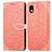 Custodia Portafoglio In Pelle Fantasia Modello Cover con Supporto S04D per Sony Xperia Ace III SO-53C