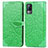 Custodia Portafoglio In Pelle Fantasia Modello Cover con Supporto S04D per Vivo V21e 4G Verde