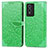 Custodia Portafoglio In Pelle Fantasia Modello Cover con Supporto S04D per Vivo Y74s 5G Verde