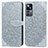 Custodia Portafoglio In Pelle Fantasia Modello Cover con Supporto S04D per Xiaomi Mi 12T 5G Grigio