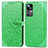 Custodia Portafoglio In Pelle Fantasia Modello Cover con Supporto S04D per Xiaomi Mi 12T 5G Verde