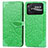 Custodia Portafoglio In Pelle Fantasia Modello Cover con Supporto S04D per Xiaomi Poco C40 Verde