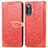 Custodia Portafoglio In Pelle Fantasia Modello Cover con Supporto S04D per Xiaomi Poco F3 GT 5G Rosso