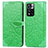 Custodia Portafoglio In Pelle Fantasia Modello Cover con Supporto S04D per Xiaomi Poco X4 NFC Verde