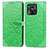 Custodia Portafoglio In Pelle Fantasia Modello Cover con Supporto S04D per Xiaomi Redmi 10 India Verde