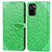 Custodia Portafoglio In Pelle Fantasia Modello Cover con Supporto S04D per Xiaomi Redmi Note 10 4G Verde