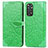 Custodia Portafoglio In Pelle Fantasia Modello Cover con Supporto S04D per Xiaomi Redmi Note 11 Pro 5G Verde