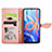 Custodia Portafoglio In Pelle Fantasia Modello Cover con Supporto S04D per Xiaomi Redmi Note 11T 5G