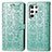 Custodia Portafoglio In Pelle Fantasia Modello Cover con Supporto S05D per Samsung Galaxy S21 Ultra 5G