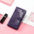 Custodia Portafoglio In Pelle Fantasia Modello Cover con Supporto S05D per Xiaomi Redmi 12C 4G Viola