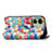 Custodia Portafoglio In Pelle Fantasia Modello Cover con Supporto S06D per Motorola Moto Edge (2023) 5G